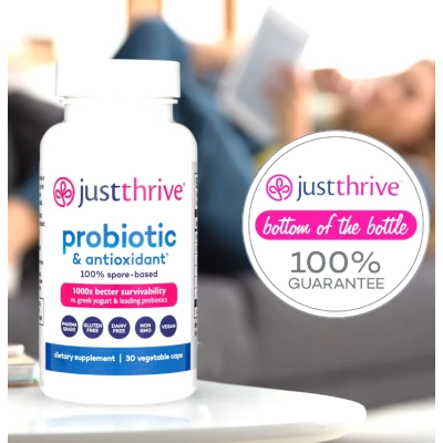 Probiótico & Antioxidante, 3 Bilhões Cells, 90 Cápsulas, Just Thrive