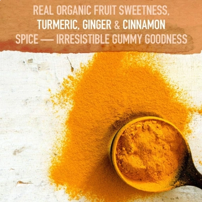 Cúrcuma, 350mg, Suporte Antioxidante e Saúde das Articulações, 120 Gomas Sabor Maçã, Garden of Life