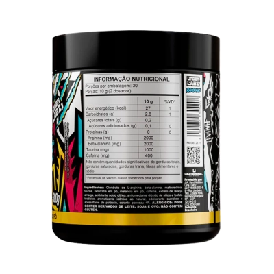 Primal Pré-Workout, Foco Total, Energia e Pump para Treinos Intensos, 300g,Opções, Rampage, Under Labz