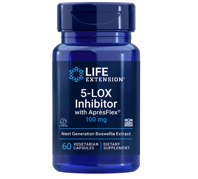 Inibidor de 5-LOX com ApresFlex, 100mg, 60 Cápsulas, Life Extension
