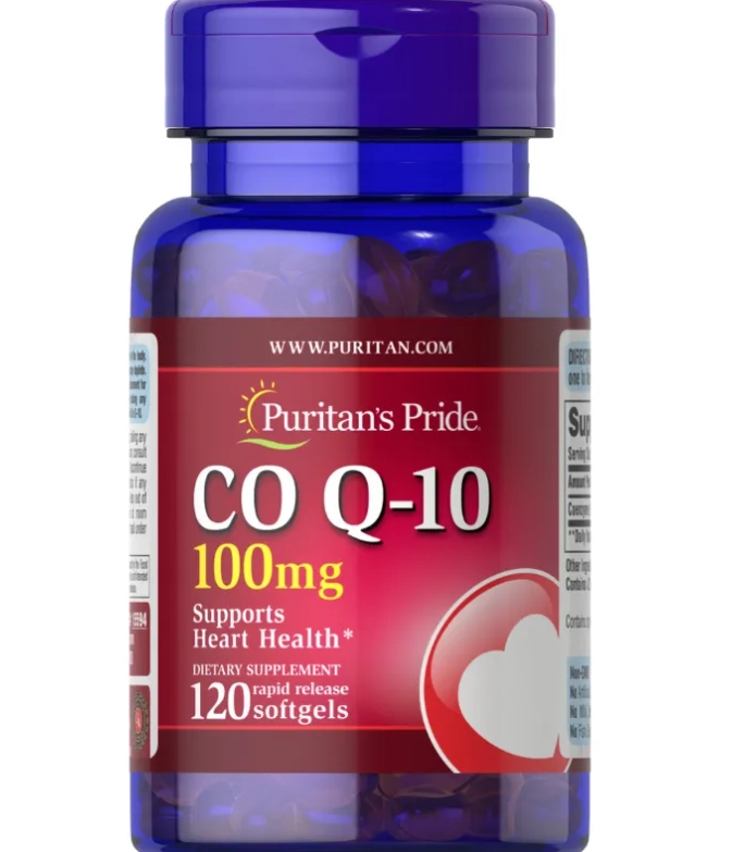 Coenzima Q10, 100mg, 120 Cápsulas em Gel, Puritan's Pride