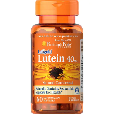 Luteina, 40mg, 60 Capsulas Puritans Pride