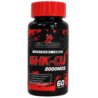 GHK-CU 2000mcg, 60 Tablets, Bull Pharma 