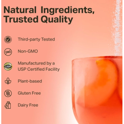 The Corals Daily Glow Beauty Blend, com Peptídeos de Colágeno, ácido hialurônico e MSM, 168g, Proper