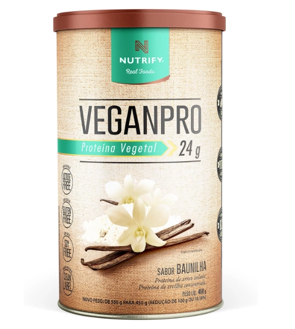 Vegan Pro, Sabores, 450g, Nutrify - Foundue de Chocolate com Morango