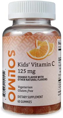 Vitamina C Kids, 125mg, 60 gomas, Solimo Amazon Elements