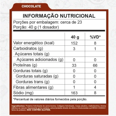 Beef Protein Crush, Sem Lactose, Sabor Chocolate, 910g, 33g de Proteína, Under Labz