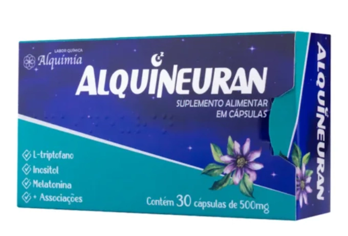 Alquineuran, Equilíbrio, Relaxamento e Noites mais Tranquilas, 30 Cápsulas, Alquimia