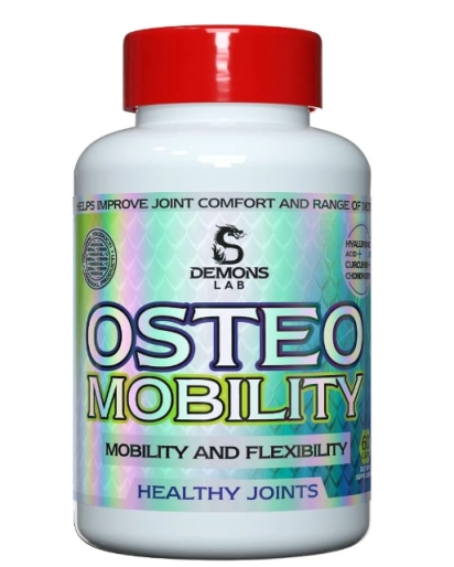 Osteo Mobility com Condroitina, UCII, MSM e Curcuma, 60 Capsulas, Demons Lab