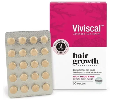 Hair growth, Crescimento capilar para mulheres, 60 Tablets, Viviscal