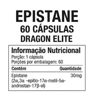 Epistane, 60 Cápsulas, Dragon Elite