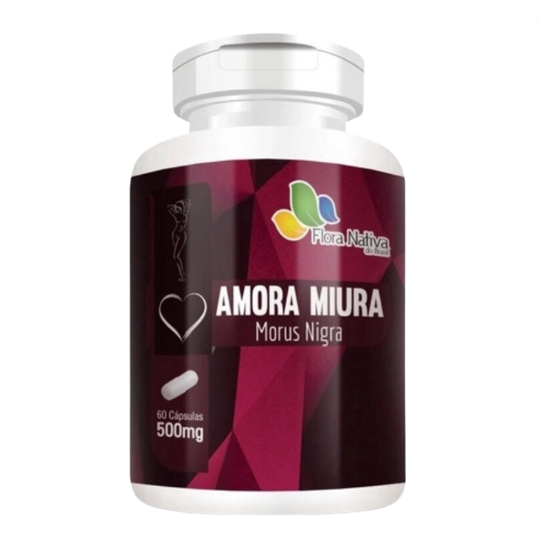 Amora Miura (Morus Nigra), 500mg, 90 Cápsulas