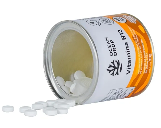 Vitamina B12 Vegana, 60 cápsulas, Ocean Drop