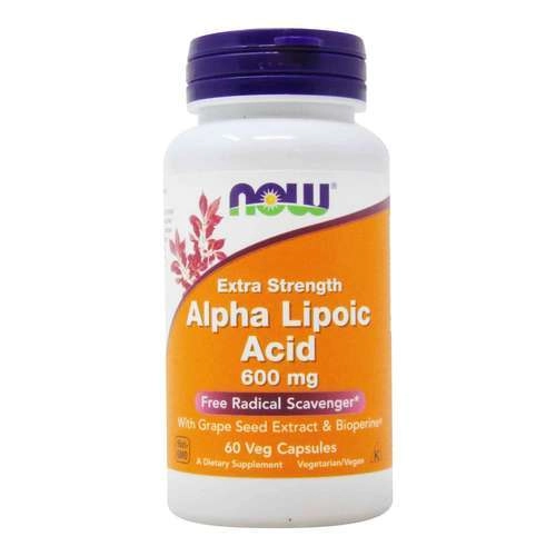 Ácido Alfa Lipóico, Força Extra, 250 mg, 60 Cápsulas, Now