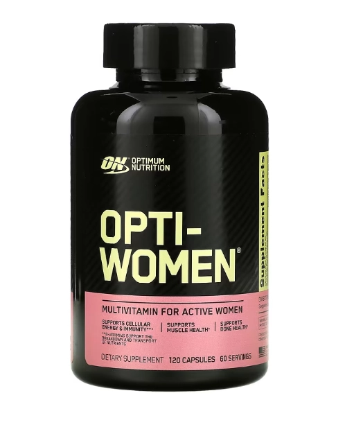 Multivitamínico Opti-Women, 120 Cápsulas, Optimum Nutrition
