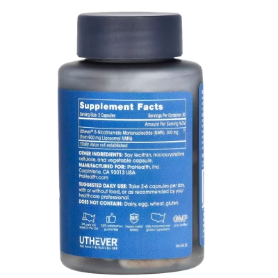 Lipossomal NMN Pro 300, 60 Cápsulas, ProHealth Longevity