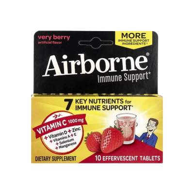 Vitamina C 1000Mg,Reforço Imunológico com Vitaminas D, Zinco, A, E; 30 Comprimidos, Airbone