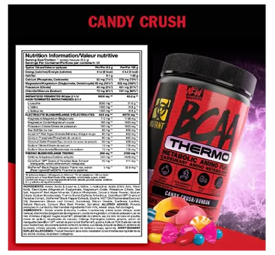 BCAA Thermo, 285g, Sabor Tropical Punch, Mutant