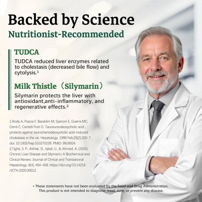 TUDCA 7 em 1, 500mg, 120 Cápsulas, Migcopat