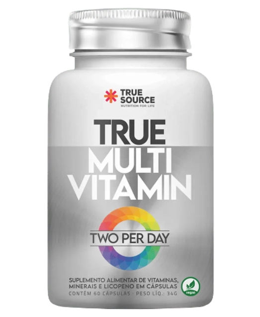 True Multi Vitamin, Two Per Day, 60 Cápsulas, True Source