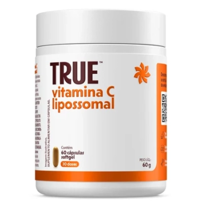 Vitamina C 1000mg Lipossomal, 60 Cápsulas, True Source