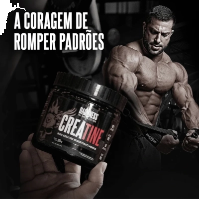 Creatina  Monohidratada, 300g, Sabor Neutro, Darkeness