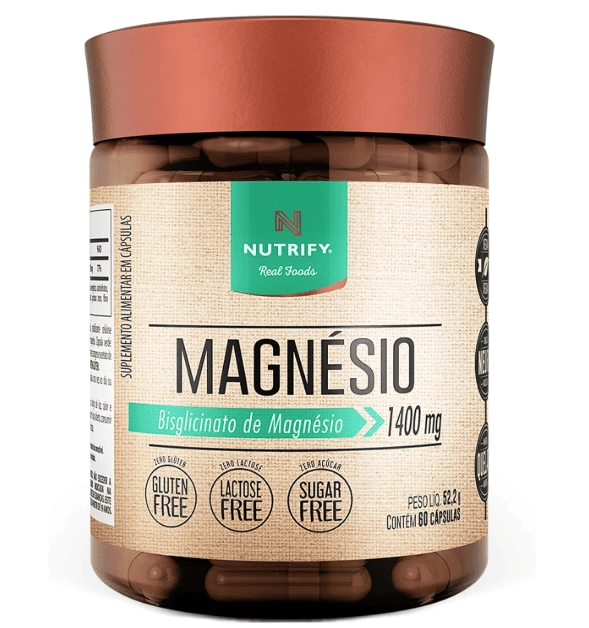 Magnésio Bisglicinato, 60 Cápsulas, Nutrify
