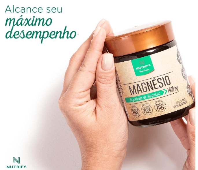 Magnésio Bisglicinato, 60 Cápsulas, Nutrify