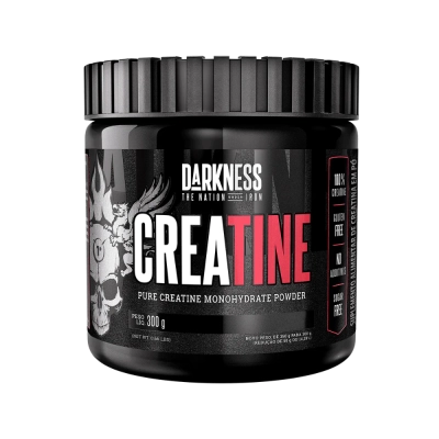 Creatina  Monohidratada, 300g, Sabor Neutro, Darkeness