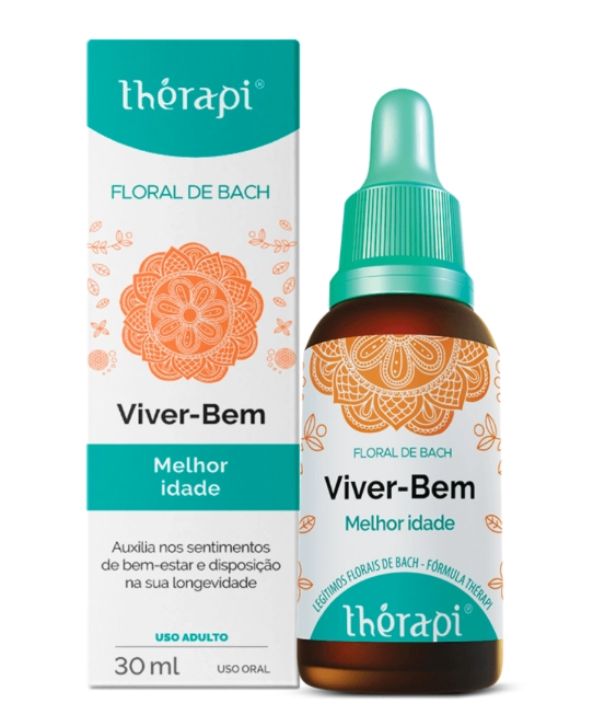 Floral de Bach, Viver Bem, Melhor Idade, 30ml, Therapi