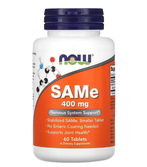 SAMe 400mg, 60 Comprimidos, Now