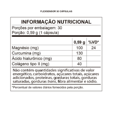 Flex Sensor, 60 Cápsulas, QualyNutri