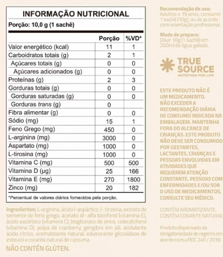 Lybid, Cuidados Femininos com Cranberry, 20 Sachês, True Source