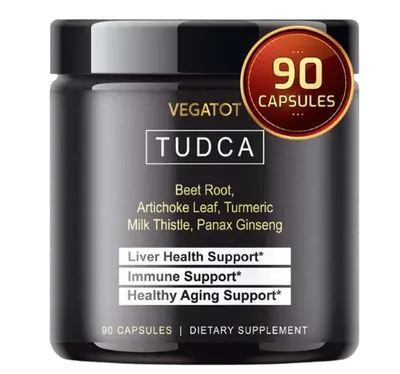 TUDCA, Ácido Tauroursodeoxicólico, 90 Cápsulas, Vegatot