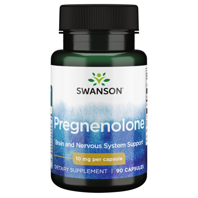 Pregnenolona, 10mg, 90 cápsulas, Swanson