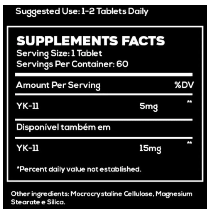 Yk-11 5mg, 60 Comprimidos, Androtech Research