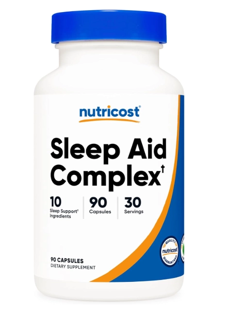 Sleep Aid Complex 1330mg, 90 Cápsulas, Nutricost