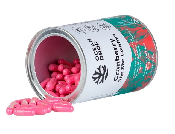 Extrato de Cranberry, 500mg, 120 Cápsulas, Ocean Drop