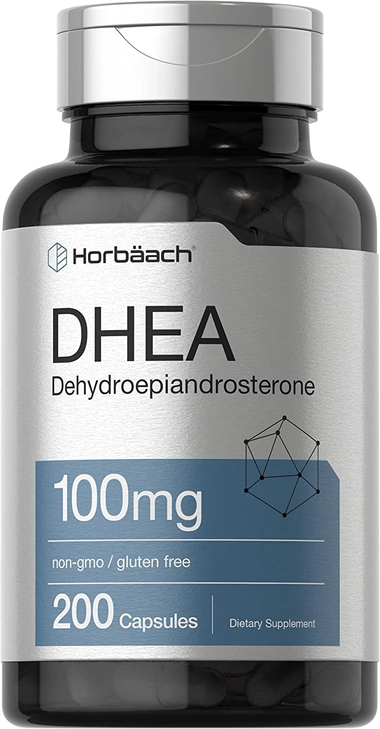 Dhea 100mg, 200 Cápsulas, Horbaach