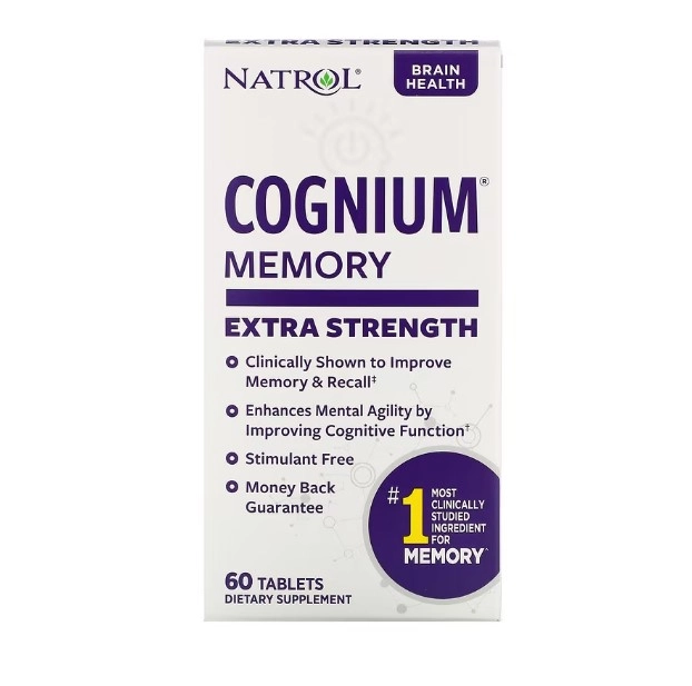 Cognium, Força Extra, 200 mg, 60 Comprimidos, Natrol