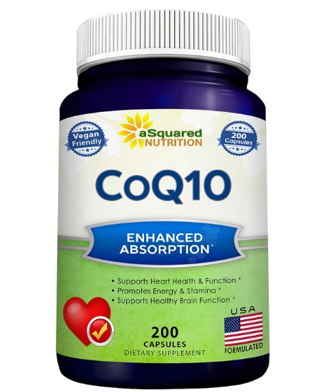 Coenzima CoQ10, 400mg, 200 Cápsulas, aSquared Nutrition
