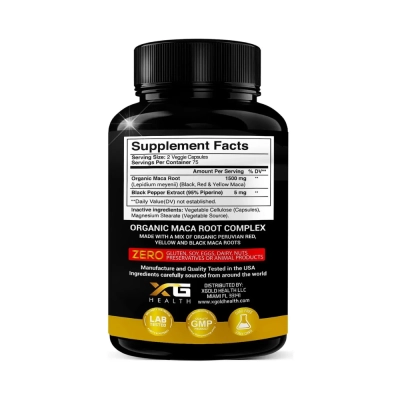 MACA+, 1500 MG, 150 Cápsulas, Gold Health