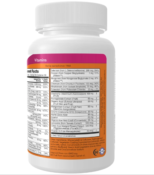 EVE, Multivitamínico para as mulheres, 180 Tablets, Now