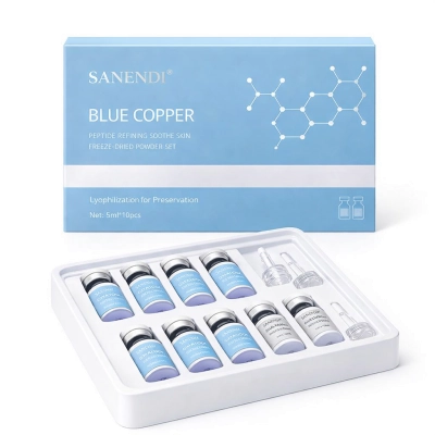 Sérum Facial, Blue Copper Freeze-Dried Powder Set, Sanendi