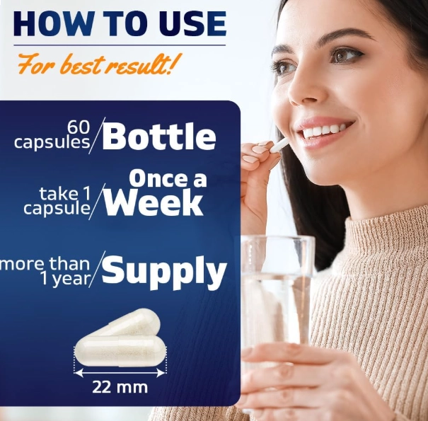 Vitamina D3 50.000UI, 1250mcg, 60 Cápsulas, Vitamatic