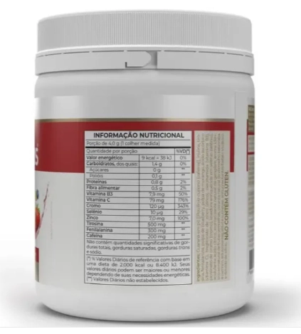 Termo plus, 240g, Sabor frutas vermelhas com gengibre, Vitafor