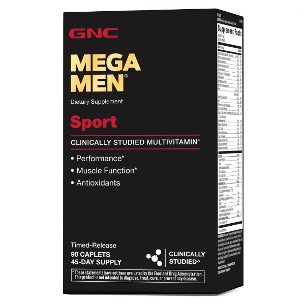 Mega Men, Multivitamínico Esportivo, 90 Cápsulas, GNC