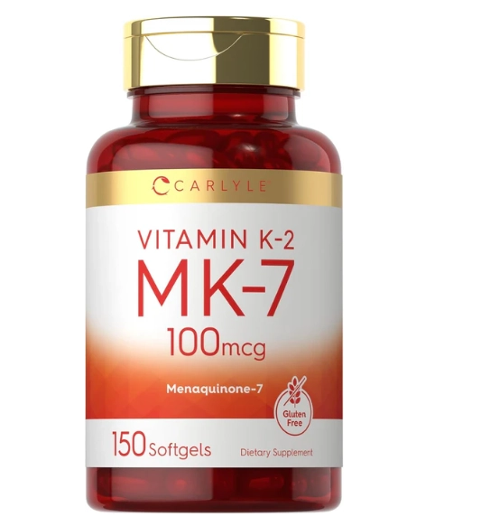 Vitamina K-2 100mcg, 150 Cápsulas, Carlyle