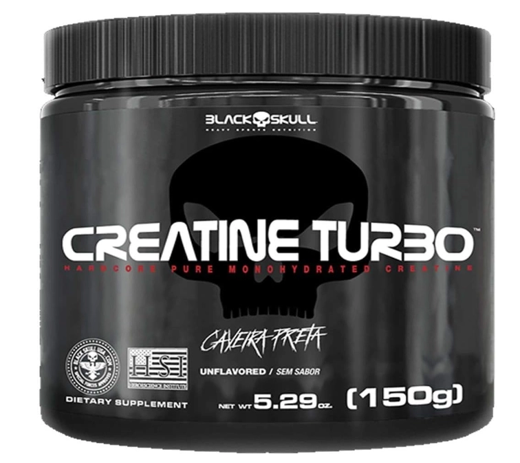 Creatina Turbo, 150g, Black Skull