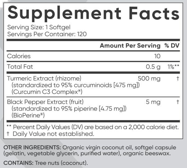 Turmeric Cúrcuma com Pimenta Preta, 500mg, 120 Capsulas, Sports Research